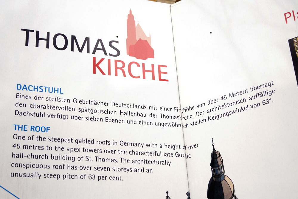 Thomaskirche Beschreibung des Dachstuhls