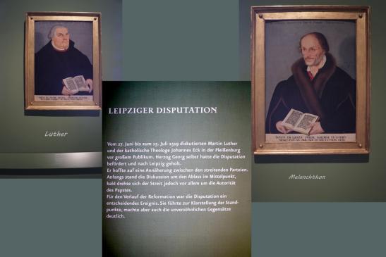 Luthers Disputation Austellung im Alten Rathaus