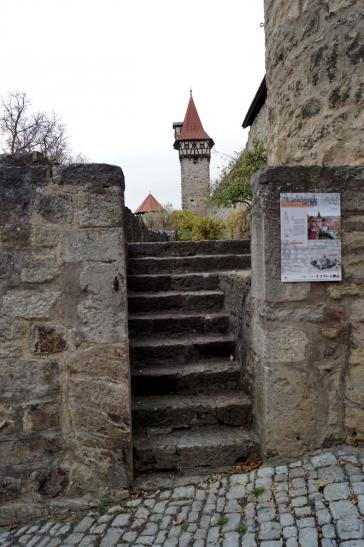 Eingang zur Kirchenburg Ostheim