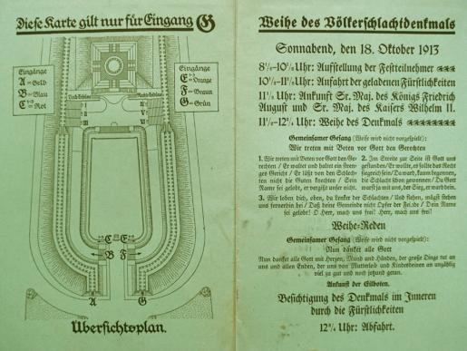 Innenseite mit Übersichtsplan und Zeitplan