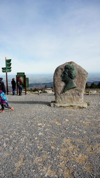 Heinrich-Heine -Denkmal auf dem Brocken