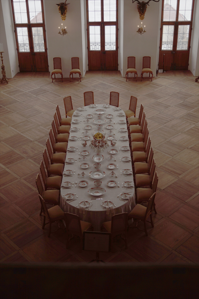 Kaffeetafel im Festsaal