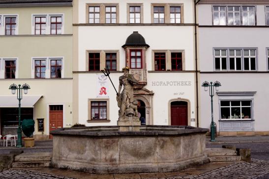 Neptunbrunnen aum dem Markt