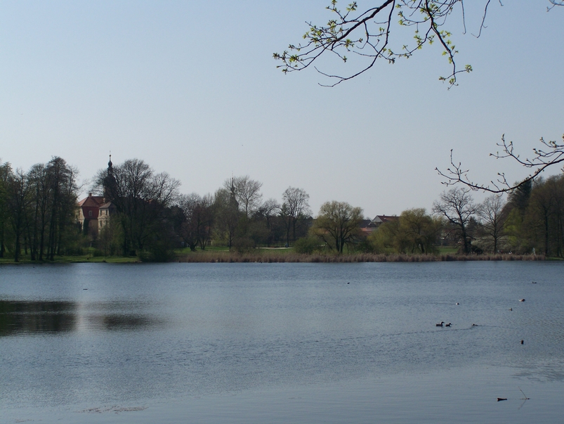 See mit Schloss in Machern
