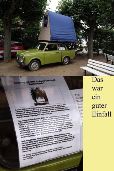 Trabant mit Dachzelt